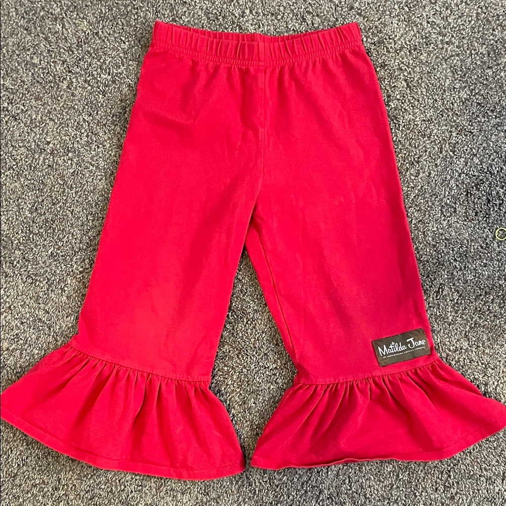 Matilda Jane Red Ruffle Bottoms